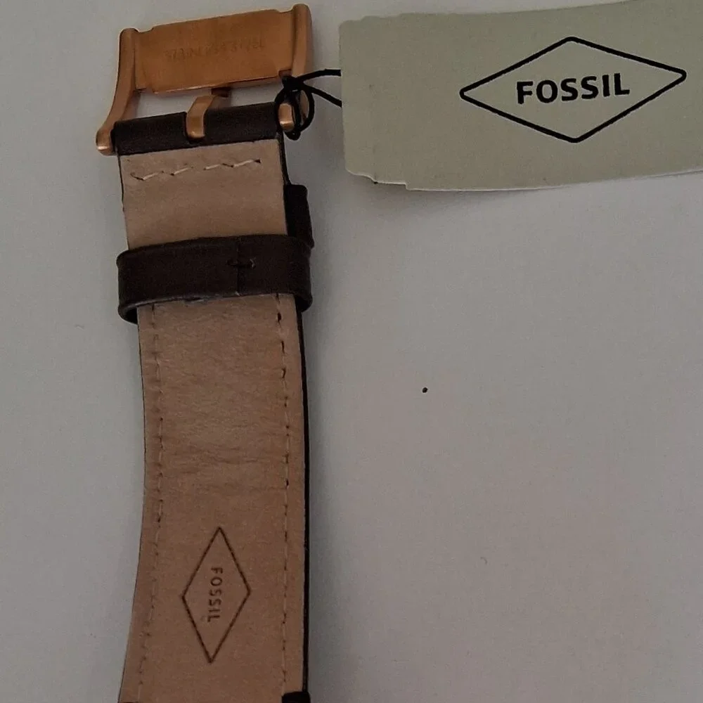 Fossil Men’s Grant Chronograph Watch – Rose Gold/Brown (Model FS5068IEM)